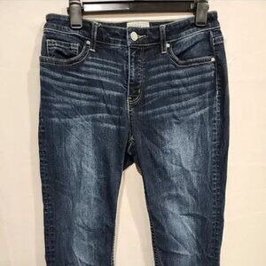 BKE Jeans Gabby Straight Fit Womens 5 Pocket Blue Jeans  27 x 24